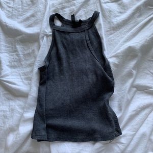 Dark gray tank top